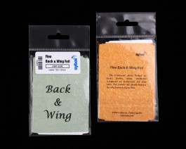 Fine Back & Wing Foil, Brown